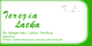 terezia latka business card